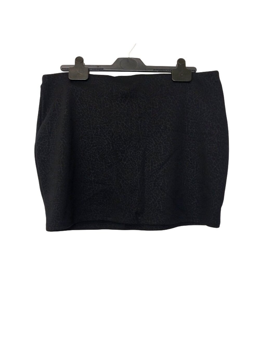 Express Womens Size M Black Textured Mini Skirt Stretchy Casual Chic